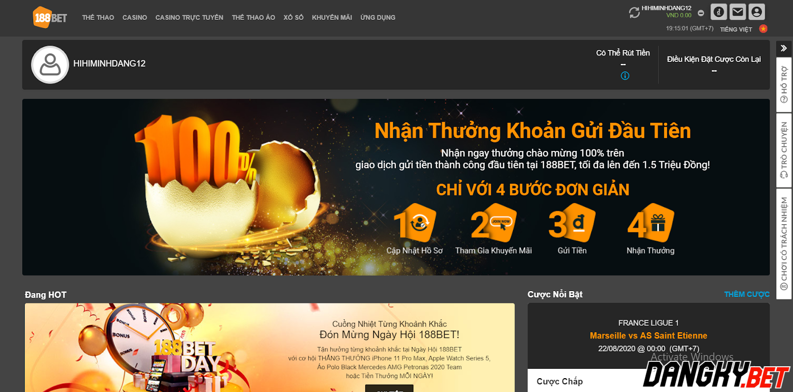 188Bet: Có uy tín không ? Đánh giá mới nhất