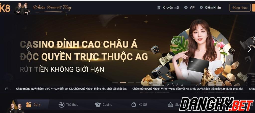 K8: Có uy tín không ? Đánh giá mới nhất